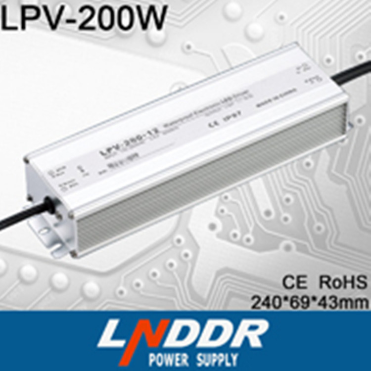 供應(yīng)LPV-200W-36V/5.5A LED防水開關(guān) 電源